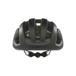 Vista posterior de casco de ciclismo negro Oakley Aro3