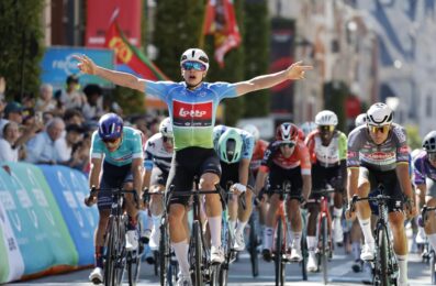 Leuven - Belgium - cycling - cyclisme - radsport - wielrennen - De Lie Arnaud (BEL / Team Lotto) - Van Der Poel Mathieu (NED / Team Alpecin-Deceuninck) pictured during 20th Renewi Tour 2025 stage 5 from  Leuven  to  Leuven (198.5km) 24/08/2025 - Photo: Dion Kerckhoffs/Cor Vos © 2025 © Photo News  ! only BELGIUM !